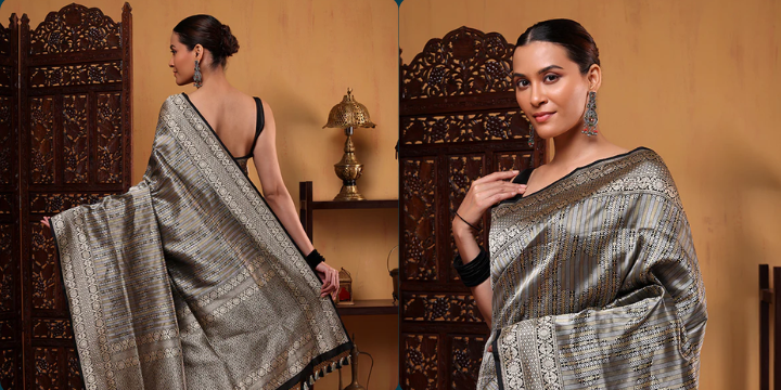 Buy Brocade Sarees Online at Best Price