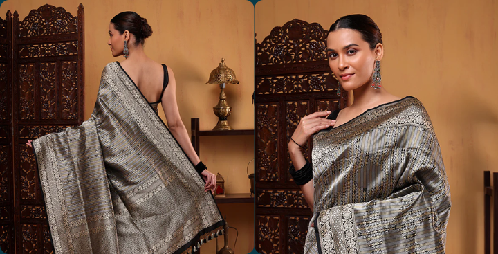 Buy Brocade Sarees Online at Best Price