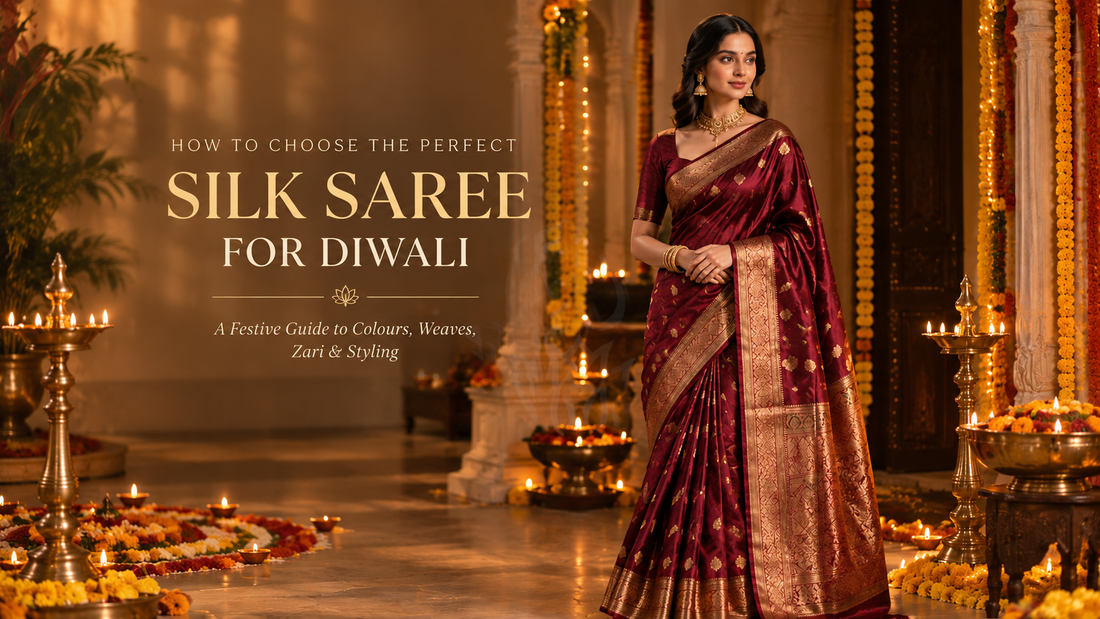 How to Choose the Perfect Silk Saree for Diwali
