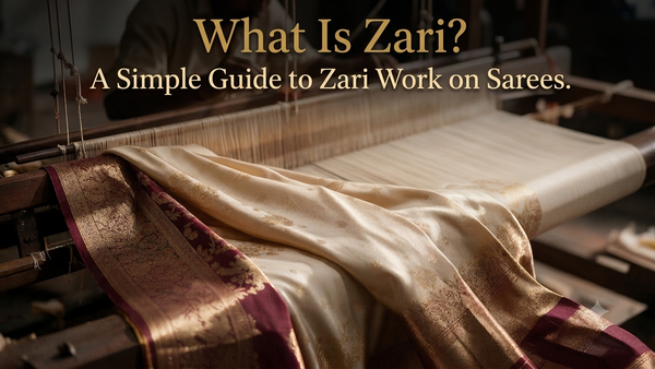 What Is Zari? A Simple Guide to Zari Work on Sarees