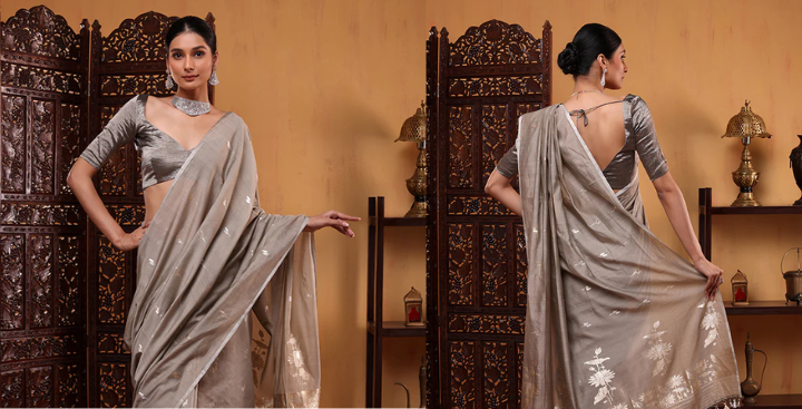 Perfect Designer Cotton Saree Online