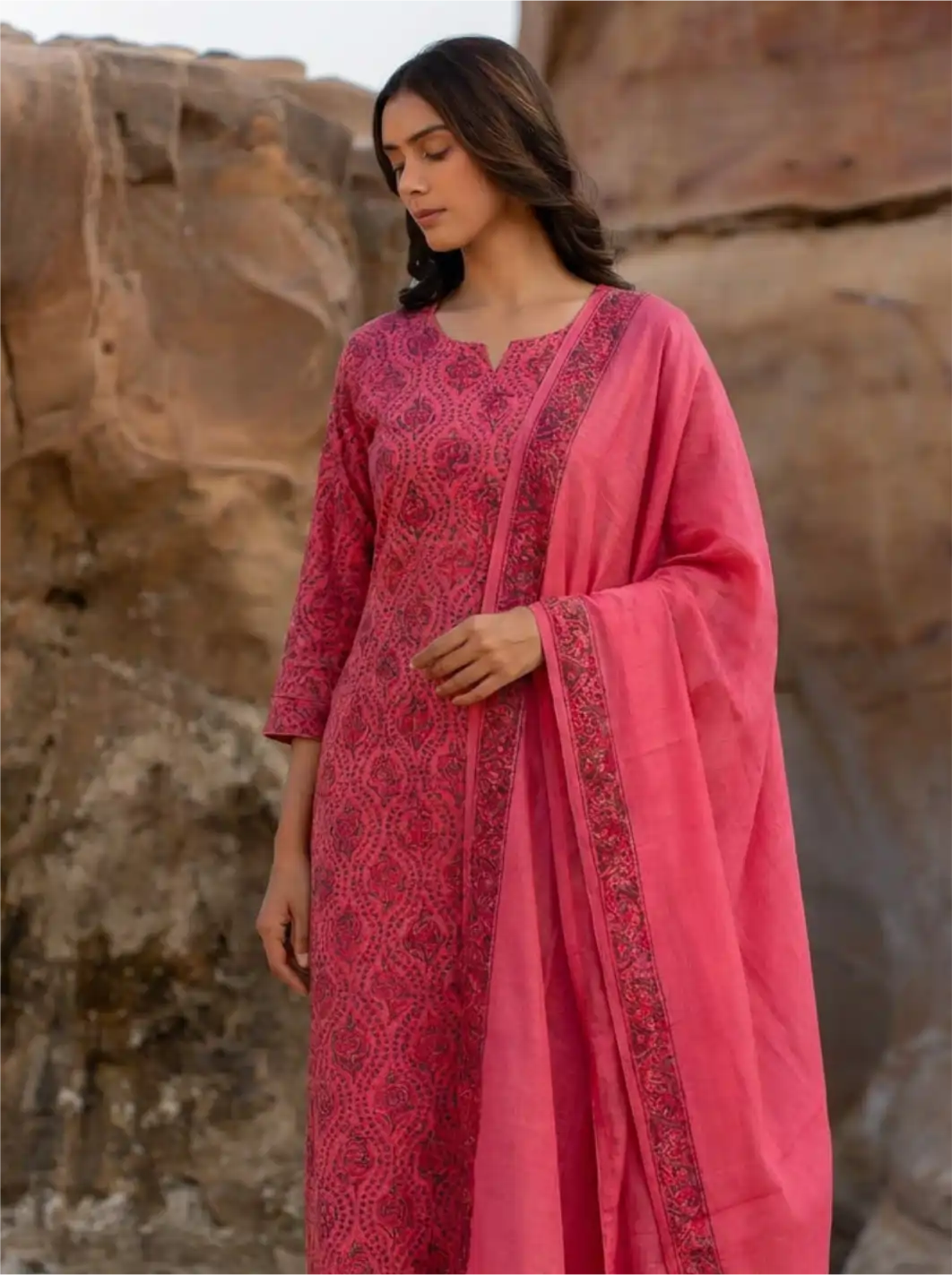 Pure crepe silk suits