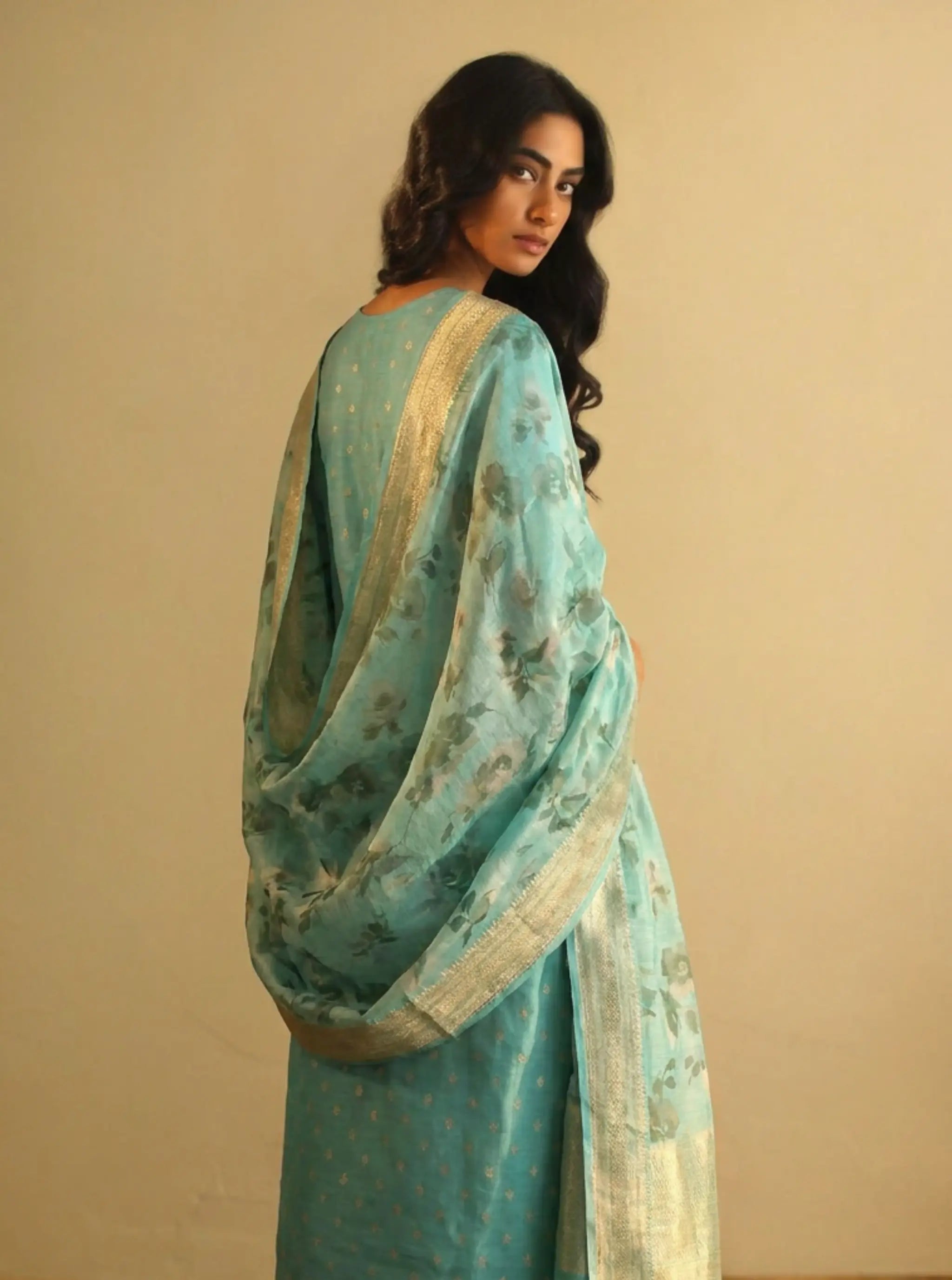 Chanderi Cotton Silk Suit