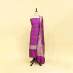 Regal Wine Banarasi Silk Suit
