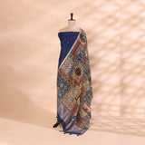 Multicoloured Khadua Silk with Pichwai Elegance