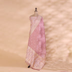 Rose Whisper Handwoven Banarasi Cotton Silk Jamdani Suit