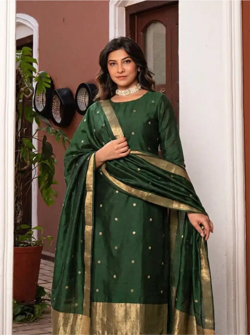 Pure Mango Silk Suit