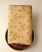 Handwoven Gold & Red Kanchipuram Silk Saree with Rich Zari Border