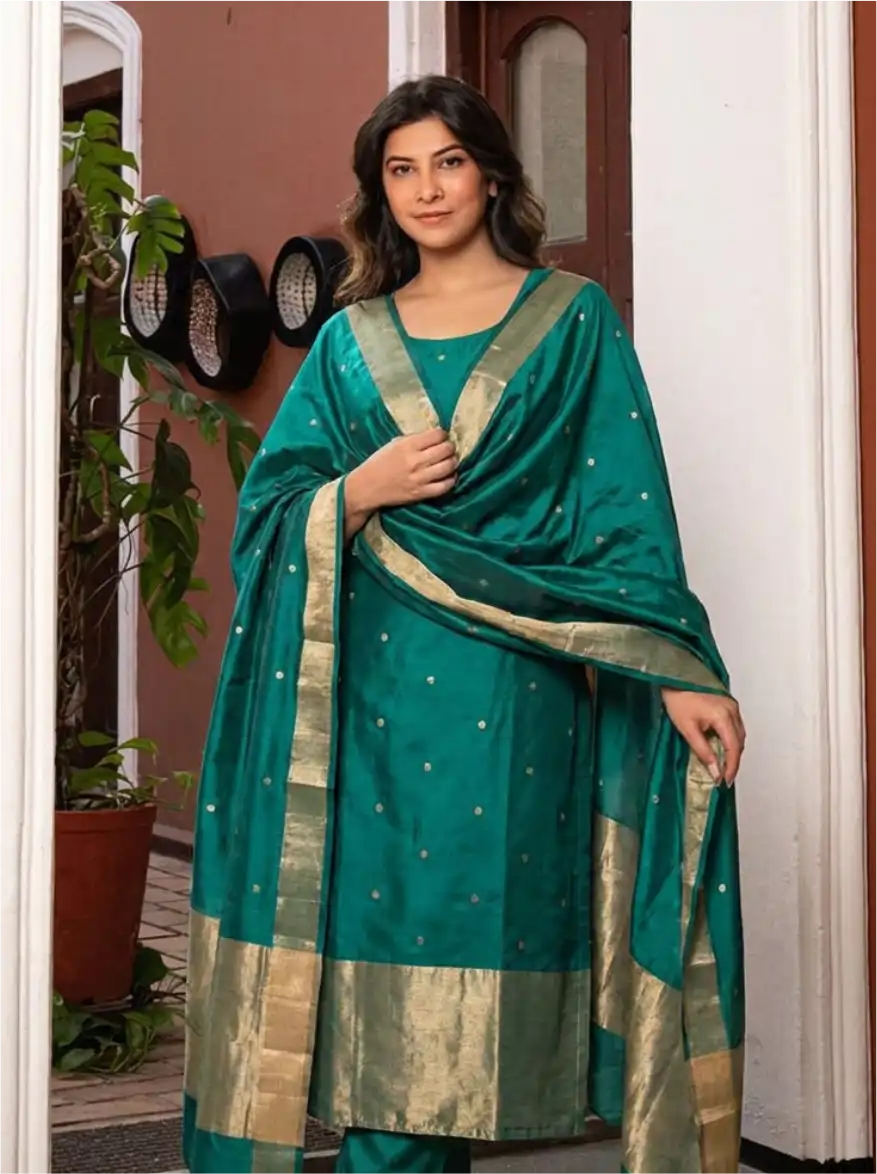 Pure Mango Silk Suit