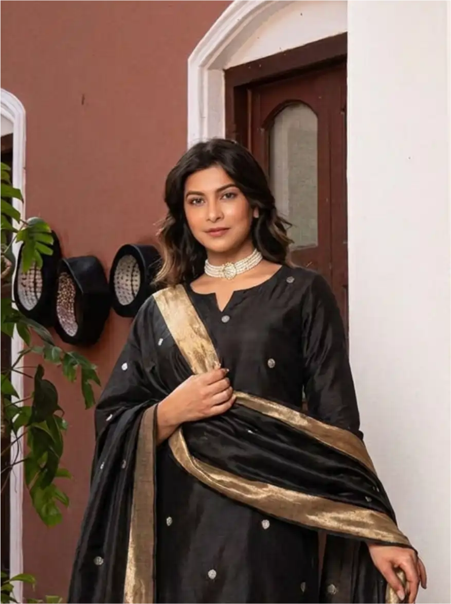 Pure Mango Silk Suit