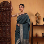 Ethereal Ombre Tussar Saree