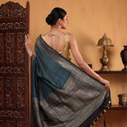 Ethereal Ombre Tussar Saree