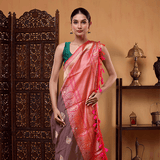 Mouse Majesty Katan Silk Saree