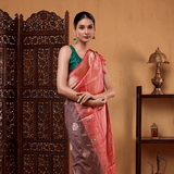 Mouse Majesty Katan Silk Saree