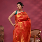 Majestic Magenta Kanjivaram Silk Saree