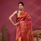 Royal Plum Kanjivaram Silk Saree