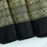 Opulent Zari Stripe Banarasi Silk Saree