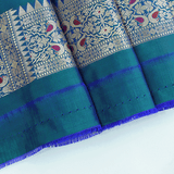 Azure Meenakari Majesty Katan Silk Saree