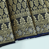 Royal Blue Mashru Silk Saree