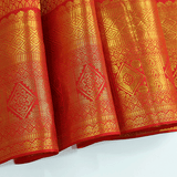 Scarlet Gold Kanjivaram Silk Saree