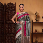 Fuchsia Majesty Satin Saree