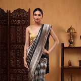 Onyx Majesty Satin Saree