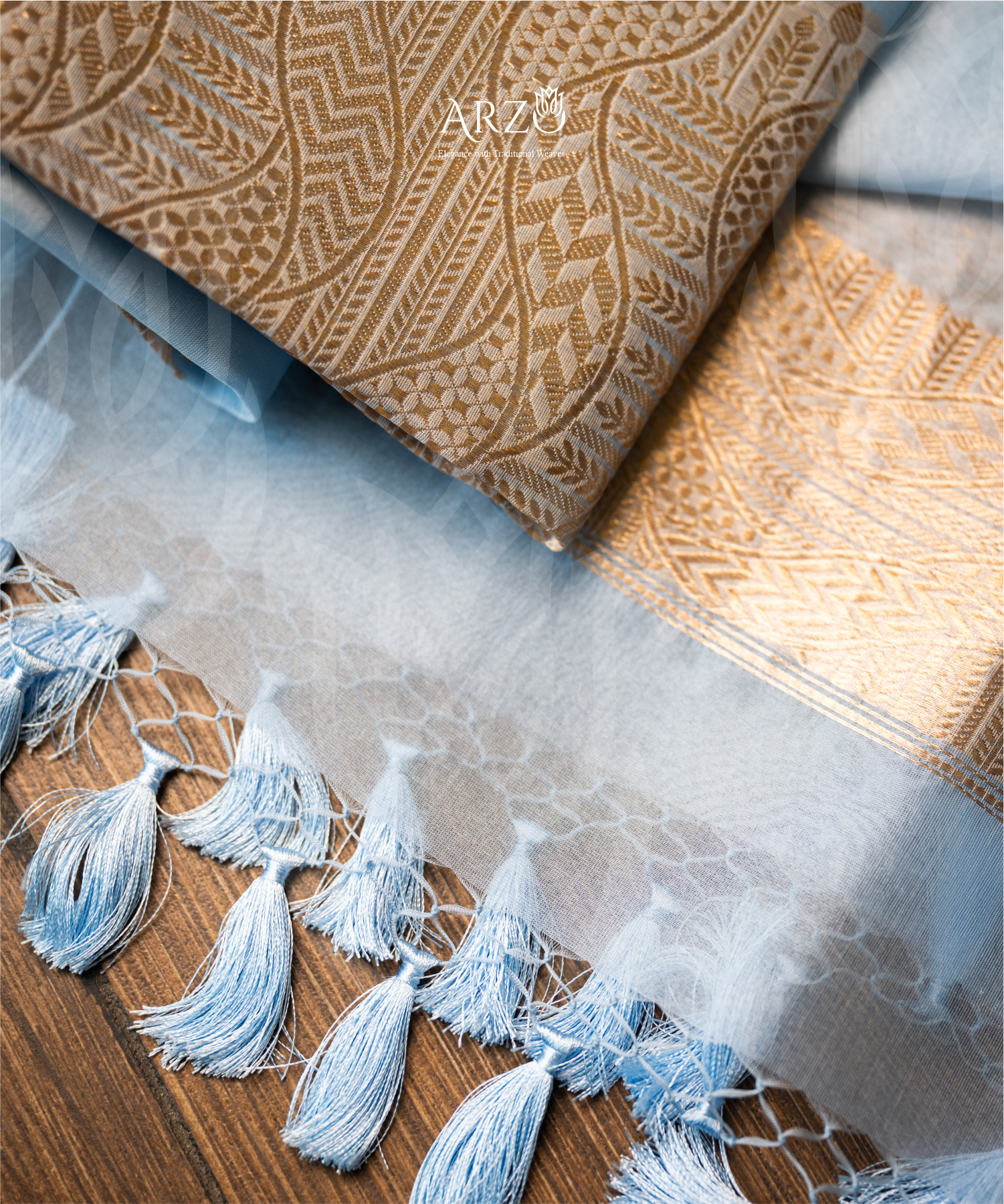 Handwoven Kora silk suit with rich zari weaving, lightweight premium festive wear for weddings and special occasions