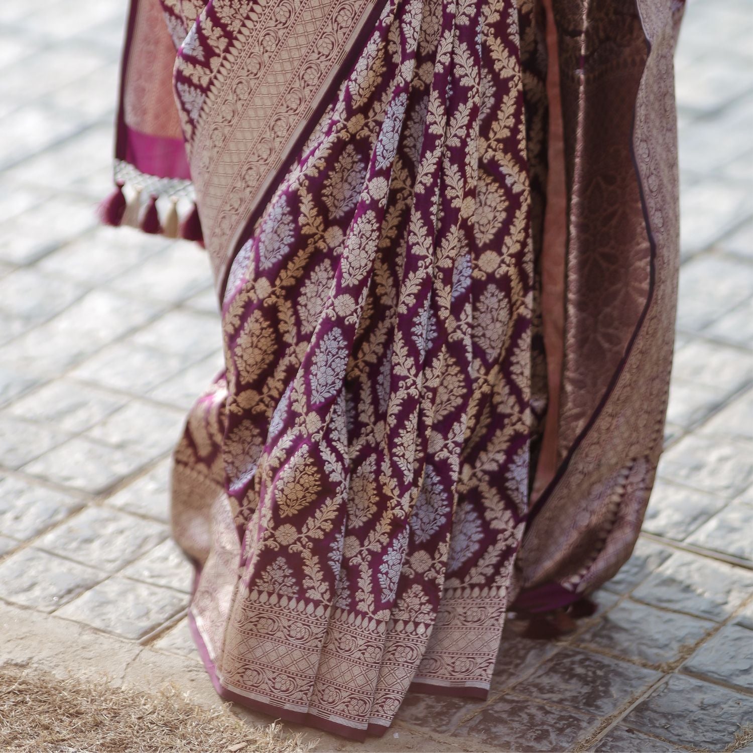 Traditional Kadwa silk saree perfect for wedding and festive occasions