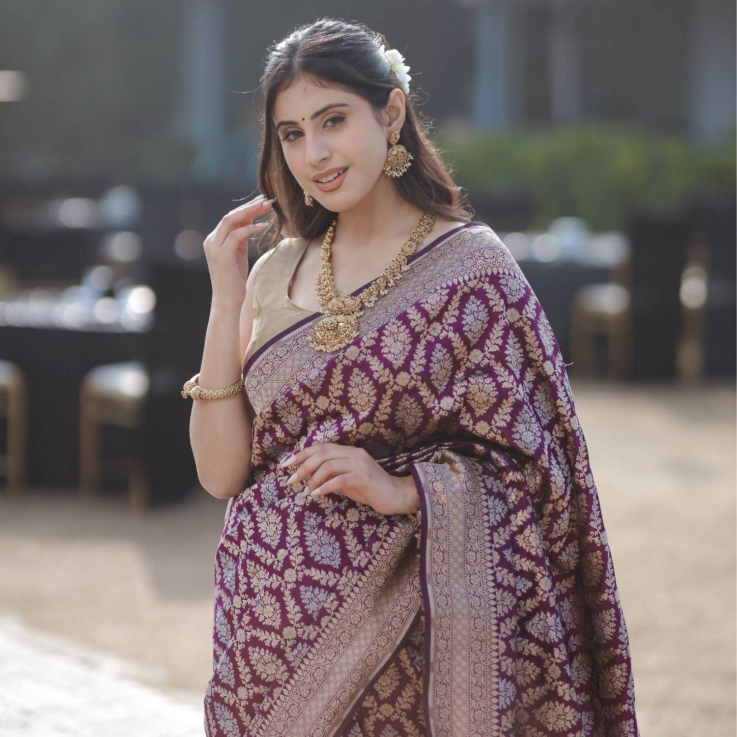 Premium Kadwa silk saree with rich fabric and elegant finish