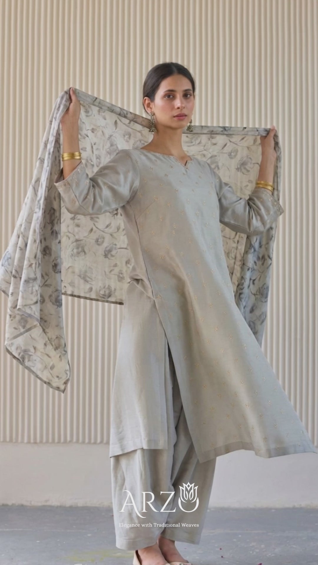 Chanderi Cotton Silk Suit