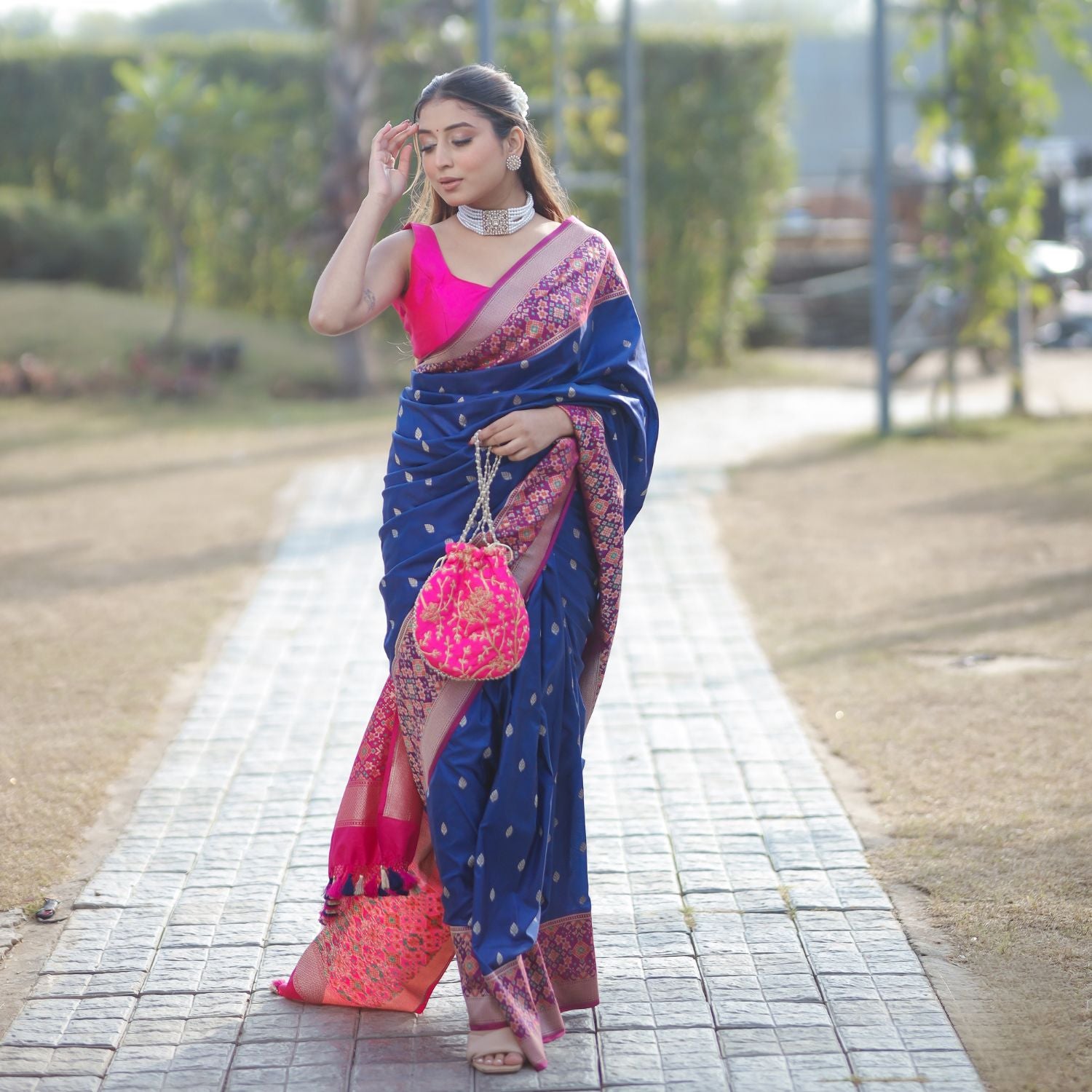 Pure Patola silk saree with handwoven design and rich ethnic look for women