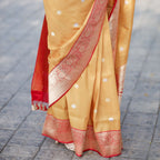 Traditional tussar georgette saree perfect for festive and cultural wear