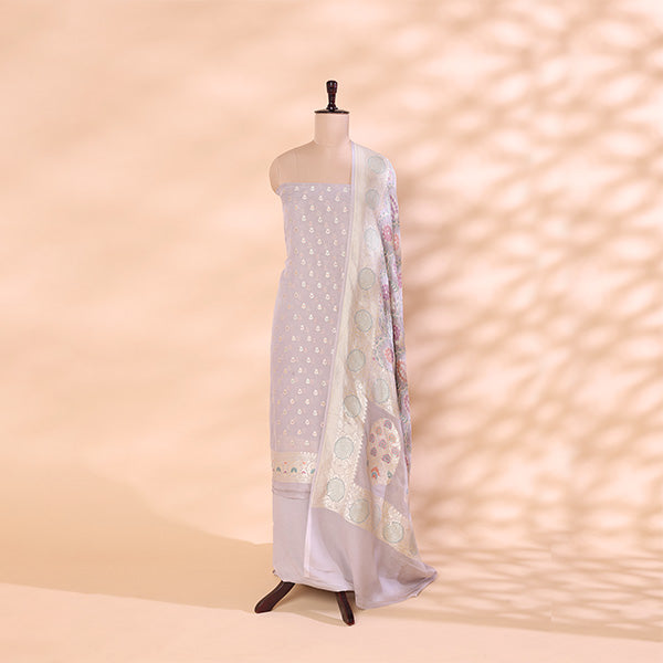 Detailed view of the vibrant multicolored harmony dupatta highlighting its rich traditional handwoven texture, festive patterns, and elegant border detailing.
